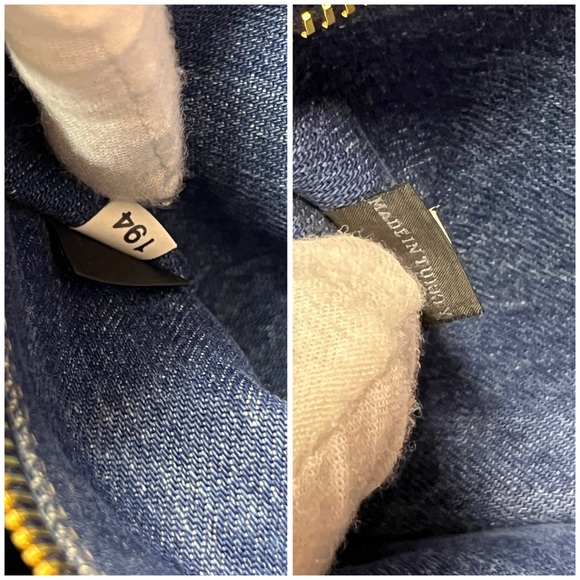 PRADA Large Denim Canapa Logo Tote-194 - Picture 15 of 16